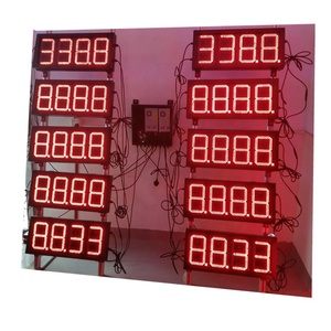 8&quot;10&quot; 12&quot; <strong>16</strong>&quot; 18&quot; 24&quot; Green <strong>Led</strong> Petrol / Fuel / Oil Price Signs Gas Station 7 <strong>Segment</strong> <strong>Display</strong> with WIFI APP /remote - Product Image 3