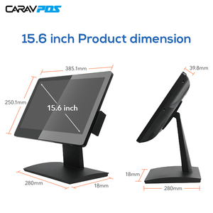 CARAVホットセール卸売15.6インチAグレードLCDタッチスクリーンモニター端末用