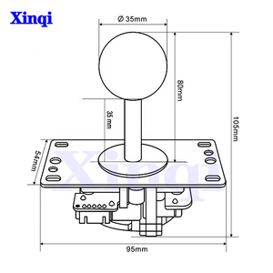 2 Player Arcade Game DIY Part <strong>Kit</strong> for PC Mame <strong>Raspberry</strong> <strong>Pi</strong> Retro Pie 5Pin 8 Way Cop Y SANWA Joystick Clean 30mm 24mm Buttons