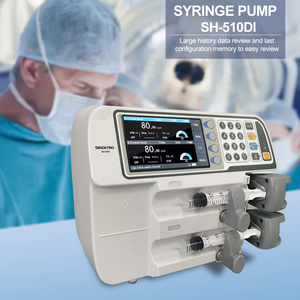 SH-510Di pompa per siringa a doppio canale per attrezzatura medica ospedaliera pompa elettrica per infusione a più canali - Product Image 6