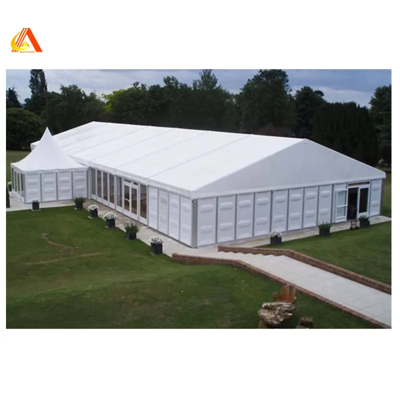 Tente d'exposition extérieure robuste de haute qualité pour grande tente d'exposition commerciale Tente d'affaires à cadre en aluminium de taille personnalisée à vendre