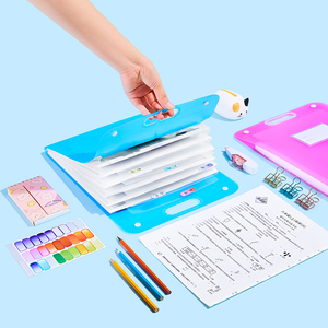 Amaon Bán hàng nóng nhựa trình bày danh mục đầu tư A4 không thấm nước accordion documetn thư mục mở rộng tập tin thư mục - Product Image 3