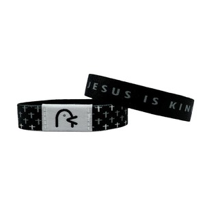 Stretch Woven RFID Wristband/Elastic Wristband Exquisite Patterns Laser UID <strong>Code</strong> - Product Image 5