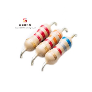 厂家便宜价格颜色代码1/4w 1/2w碳膜功率电阻器熔断器电阻器 - Product Image 1