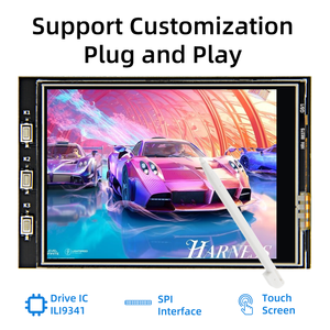 MHS 3,2 Zoll 320 × 240 SPI LCD-Display Touchscreen-LCD-Modul für Raspberry Pi ZeroW, A, A+, B, B+, 2B, 3B, 3B+, 4,5 - Product Image 2