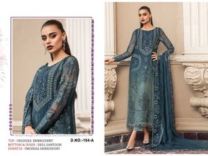 Kurta Plazzo ve pantolon seti ile en beklenen tasarımcı dupatta koleksiyonu 3 adet Premium kalite bayan için Suit - Product Image 2