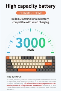 Office 3型号游戏机械键盘RGB hw68 USB C型技术批发用于键盘 - Product Image 6