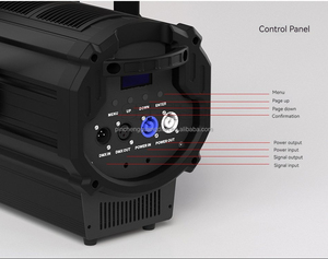 ไฟสปอตไลท์ RGBW LED ไฟสปอตไลท์สำหรับเวทีโทรทัศน์ภาพยนตร์ระดับมืออาชีพ200W นำแสงสี CRI - Product Image 2