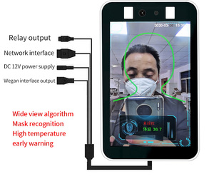 Cámara Qigong AI Reconocimiento facial automático preciso Detección de temperatura Uso en interiores y exteriores Compatible con IP TCP Key SDK incluido - Product Image 1