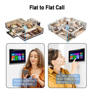 El mejor sistema <span class=keywords><strong>IP</strong></span> estable, de 7 pulgadas Monitor, cable, videoportero, sistema de intercomunicación compatible con cámara de visión nocturna IR para seguridad del hogar - Product Image 4