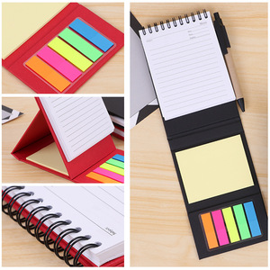 Venta al por mayor de notas adhesivas personalizables de producción en masa de productos promocionales baratos Logo Bloc de notas impreso con bolígrafo para notas y notas - Product Image 3