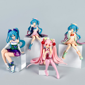 Hatsune Two-dimensional Sailor Moon PVC <strong>Toy</strong> Model Creative Cartoon Beautiful Cute Girl Miku Action Figures Dolls