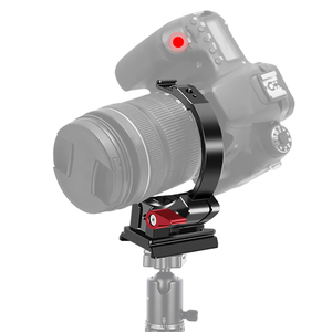 Hızlı döner braket dönebilir yaka montaj plakası yatay-dikey c-braketi için DSLR kameralar - Product Image 6