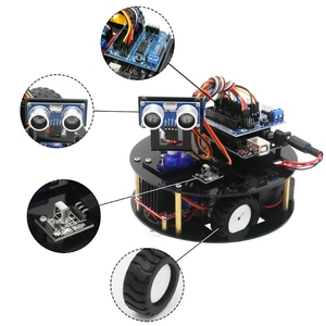 LAFVIN con Tutorial Turtle Kit di montaggio fai da te Kit per auto Robot intelligente per Arduino