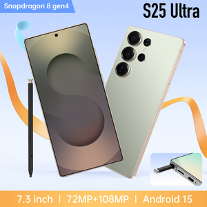 สินค้ามาใหม่ S25สมาร์ตโฟน ultra 5G แบบสองซิม4K แอนดรอยด์แรมอัจฉริยะคุณสมบัติการเล่นเกมการจดจำใบหน้ากันกระแทกขายดี - Product Image 5
