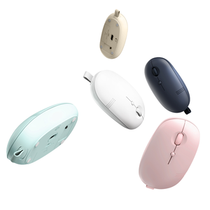 Latest New Flat Design 4 Buttons Wireless Mouse Customized Color <strong>Souris</strong> USb Sans Fil Compatible with MacOS Chrome OS IOS - Product Image 2