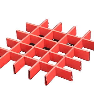 装饰网格天花板铝现代设计格栅天花板建筑材料吊顶 - Product Image 3