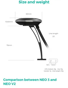 GPS-модуль CUAV NEO 3 GNSS U-blox M9N для Pixhawk компас с поддержкой Ardupilot PX4 с открытым исходным кодом - Product Image 6