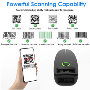W7 C60 Hot Sale Cheap Handheld Portable Mini 1D 2D <strong>Qr</strong> <strong>Code</strong> <strong>Scanner</strong> 3 in 1 BlueTooth Wireless Barcode <strong>Reader</strong> - Product Image 2