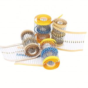 Paquete de película delgada Resistencia de código de color 1/6W 1 W 1/4 1 Watt 2.2ohm 220ohm 0,5 2,4 60 67 140 390 K 15K 61K 1,2 K Resistencia de ohmios - Product Image 2