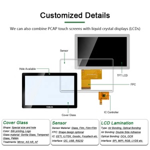 2.2 personalizzato 3.5 4.3 5 7 8 9 10.1 12.1 15 15.6 18.5 pollici TFT modulo Display LCD Touch Screen capacitivo - Product Image 3