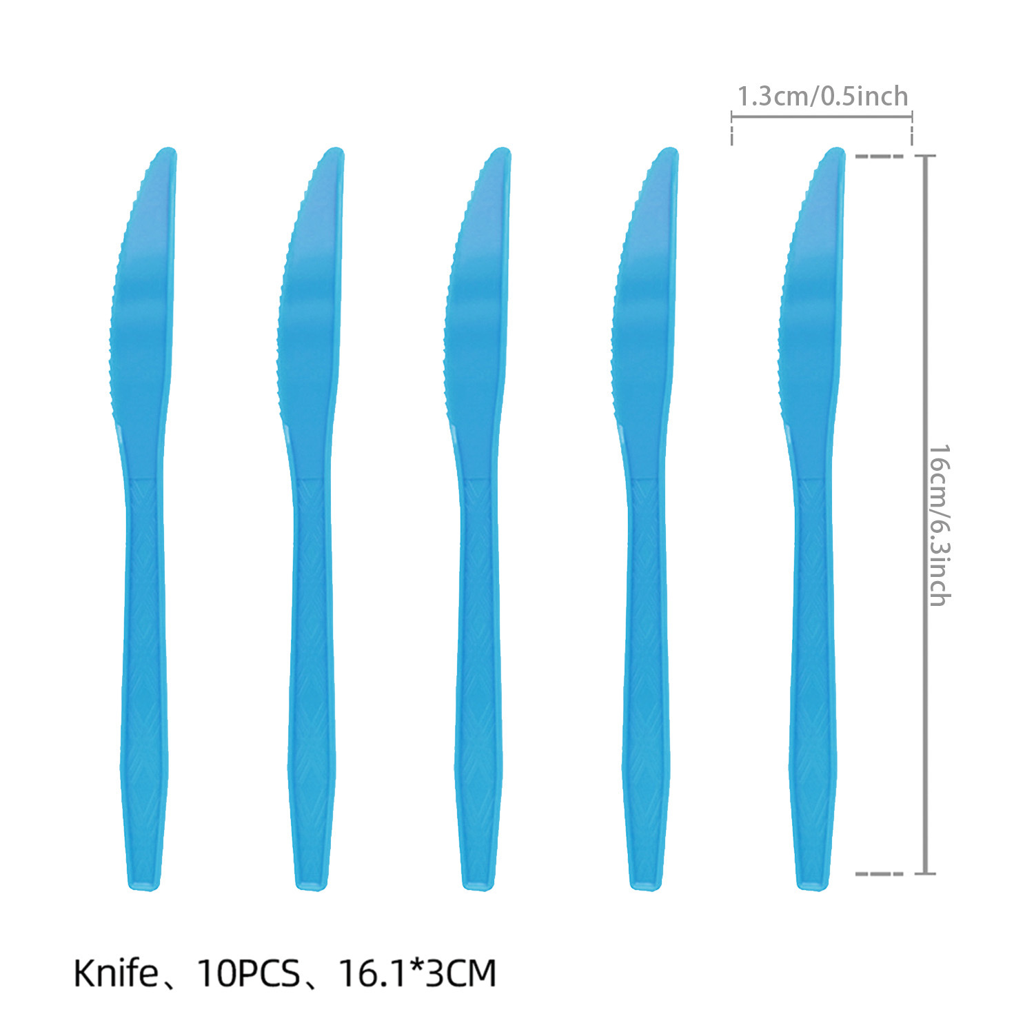 Couteau bleu 10p