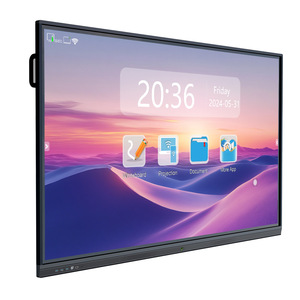 HDfocus 75 Và 86 Inch Thông Minh 4K LCD Màn Hình Cảm Ứng Lớp Học Hiển Thị Bảng Tương Tác Cho Giáo Dục Cài Đặt - Product Image 1