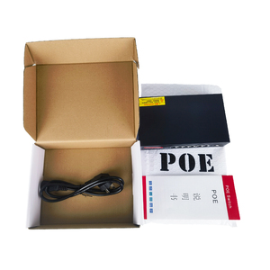 Active 52V PoE + สวิตช์อีเธอร์เน็ต4เครือข่าย10/100/1000Mbps พอร์ต IEEE 802.3 af/at สวิตช์เครือข่ายกล้อง IP - Product Image 6