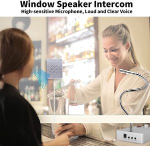 Sistemas de intercomunicación eléctricos Daytech Sistema de intercomunicación de Audio Barato Sistema de altavoces de micrófono inalámbrico para negocios - Product Image 2