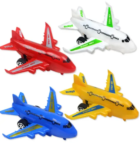 뜨거운 판매 플라스틱 당겨 작은 비행기 장난감