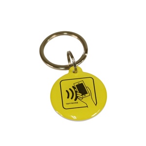 13.56MHz biểu tượng tùy chỉnh NFC Epoxy Keychain Instagram thông minh NFC Keychain Tag cho phương tiện truyền thông xã hội WhatsApp tiktok Youtube - Product Image 1