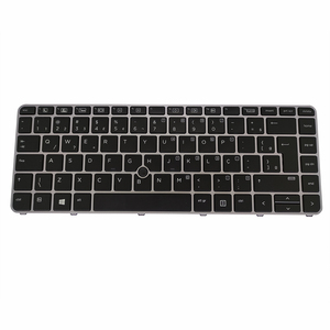 HP EliteBook 840 G3 745 G3 745 G4 840 G4 NSK-CY4BV 9Z.NCHBV.41B 6037B0126911 901042-20用BRブラジル製バックライト付きラップトップキーボード - Product Image 1