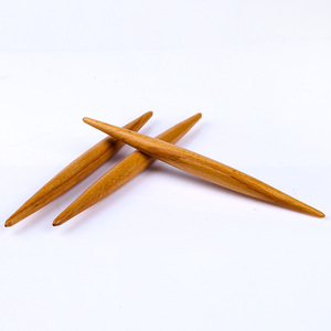 Yapışmaz küçük Mini konik kalem şekli uzun ince ahşap erişte pişirme ahşap oklava - Product Image 2