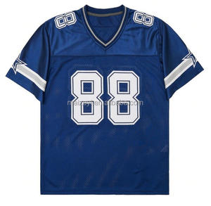 Bóng Đá Mỹ Jerseys Cho Đội Ngắn Thoáng Khí #21 Sanders #88 Irvin Khâu Chất Lượng Tốt Nhất Tùy Chỉnh Throwback Jersey - Product Image 2