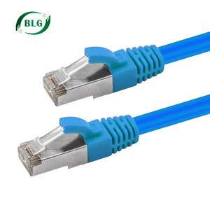 BLG yüksek kalite FTP CAT6A LAN yama kablosu 8P8C Rj45 1m 3m 5m katı telli Ethernet ağ geçiş testi iletişim kabloları - Product Image 4