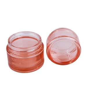 New Styles <strong>5ml</strong> <strong>10ml</strong> 15ml <strong>20ml</strong> <strong>30ml</strong> 50ml 60ml 100ml pink Glass Cream Jar <strong>Empty</strong> Round Cosmetic <strong>Bottles</strong> with Screw Lids - Product Image 3