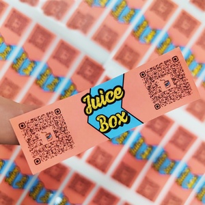 Пользовательские QR-код этикетка наклейка продукт печать штрих-код с логотипом для свечи и ремесла виниловая этикетка - Product Image 2
