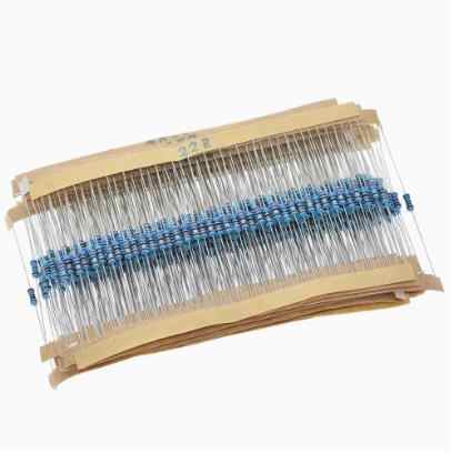 Resistor Film 1/8W 1/4W 1/2W 1W 2W 3W 5W 0.01-10M resistansi Ohm 1K 10K 100K pemasok