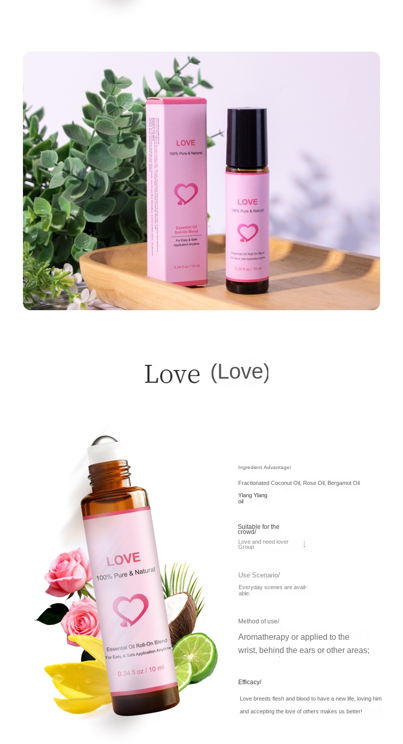Huile essentielle amour
