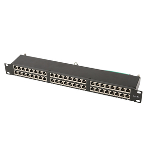 用于22-26 AWG电缆的FTP屏蔽CAT6A 48端口垂直端接网络接线板 - Product Image 3