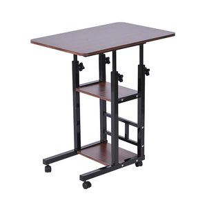 Mesa de ordenador de elevación móvil Mesa de centro perezosa con ruedas Mesita de noche - Product Image 5
