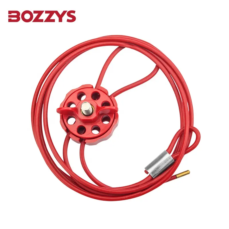 Bozzys Ronde Multifunctionele Kabel Lockout Met 4Mm * 2M Pvc Uv Bescherming Coating Roestvrij Staal Kabel