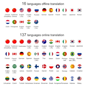 新しいデザインT10ポータブルWIFIスマート音声翻訳者外国語翻訳者137言語サポート - Product Image 4