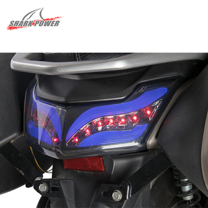 Shark power refitカスタム2色照明効果<span class=keywords><strong>led</strong></span>トラフィックインジケーター<span class=keywords><strong>nmax</strong></span>オートバイ用ウインカーライトテールライト