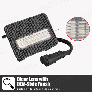 ไฟวิ่งเวลากลางวันสำหรับรถ Toyota Tacoma SR5 2024ไฟ LED DRL รถตาข่ายความหนาแน่นสูงลูกปัด LED สไตล์ OEM ตกแต่ง - Product Image 2