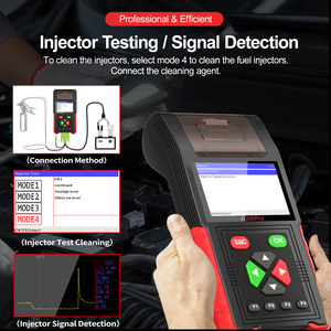 Herramienta de diagnóstico de motocicleta JDiag M200 Pro actualizada con programa de reasignación de ECU y probador de batería para uso automotriz