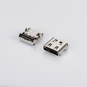 USB Typ C 24-poliger Anschluss Side Entry Design Kompakter und effizienter Datenkabel-Integrations anschluss