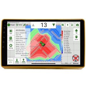 Agricultural GPS Laser Leveler Satellite Grader System 3D Heat Map Irrigação Sistema para Fazendas