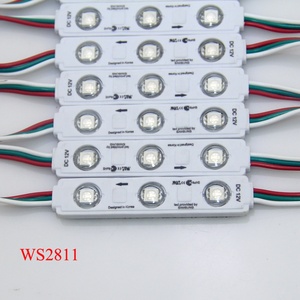 Módulo pixel 4 cables 12 SMD 5050 Magic DMX led 3 Ls s ws2811 winjection inyección RGB LED a todo color - Product Image 2