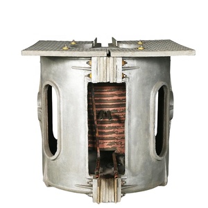 Four à induction de type hydraulique, fonte du laiton, cuivre et bronze, w, 1 tonne